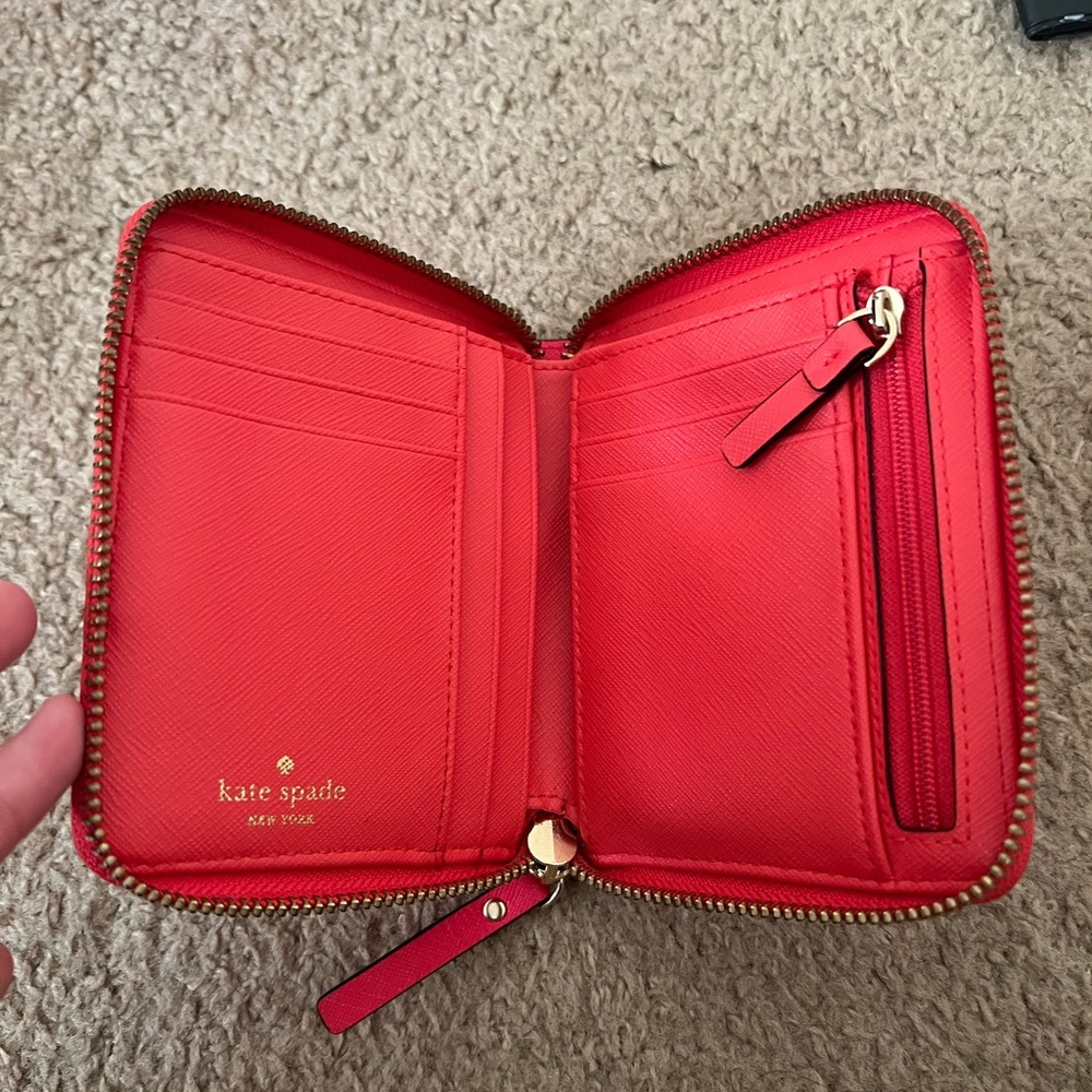 Kate Spade Vibrant Red Wallet - Picture 3 of 4